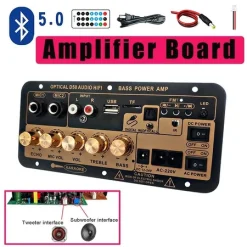 Bo mạch loa D50 Bluetooth 200w cho Loa gia đình, Karaoke DIY, Bộ khuếch đại âm thanh