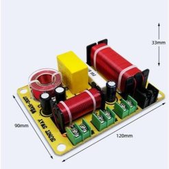 Mạch phân tần WEAH3007 công suất 300W cho loa bass treble trung. Bass 30-40