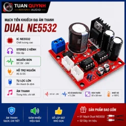 Mạch Nâng Tiếng NE5532 Khuếch Đại Tín Hiệu Âm Thanh Stereo
